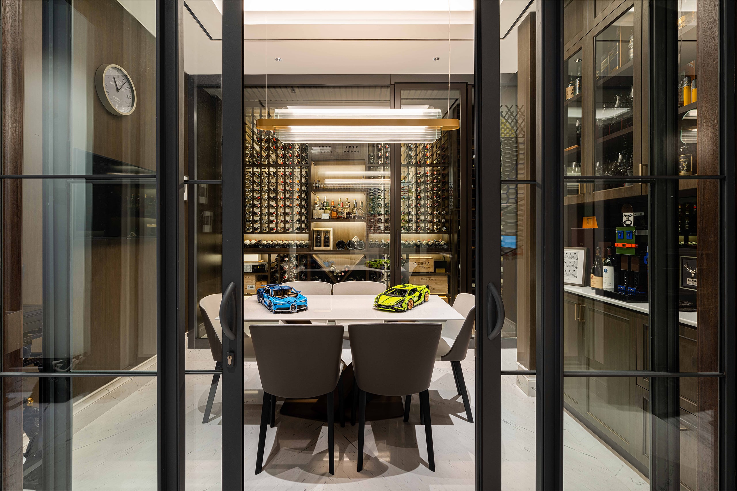 Lounge with Nami lamp — Janur Elok Residence, Jakarta — KDLN