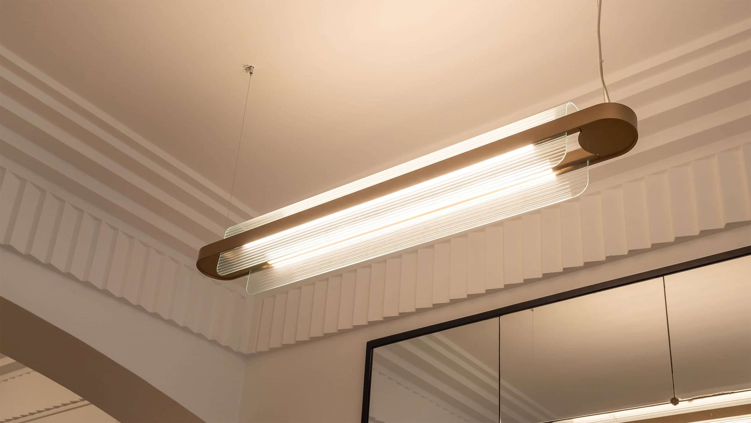 Atrium with Nami lamp — Private House, Paris — KDLN