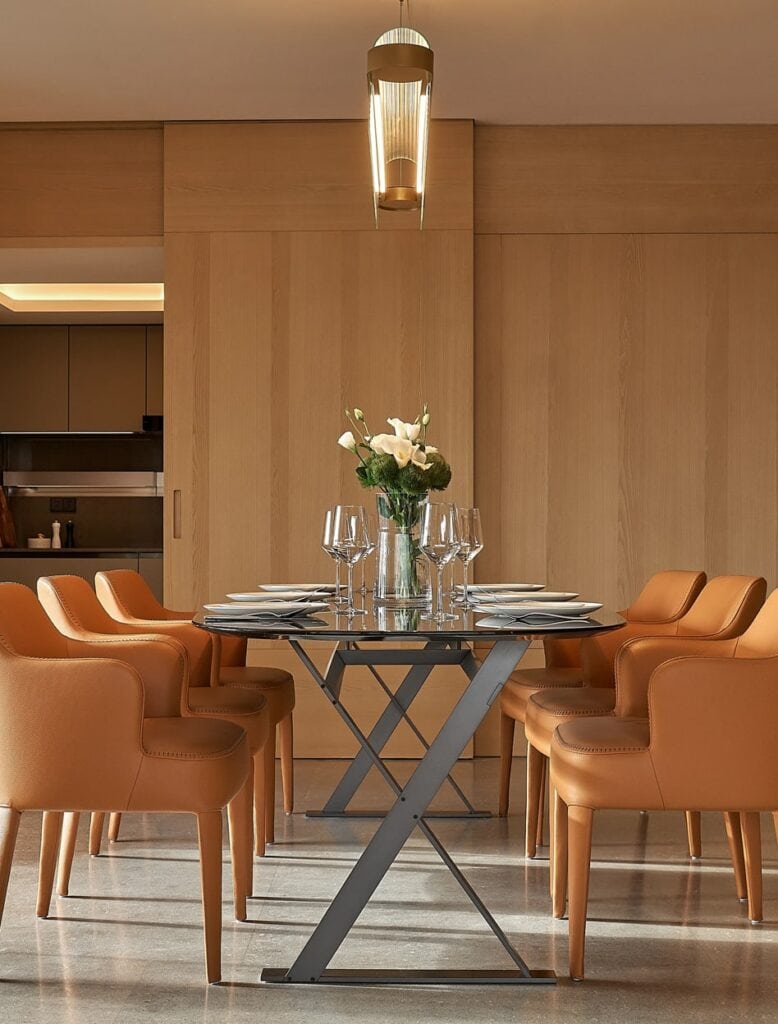 Dining room with Nami lamp — Beijing Dongzhimen N.8, Beijing — KDLN